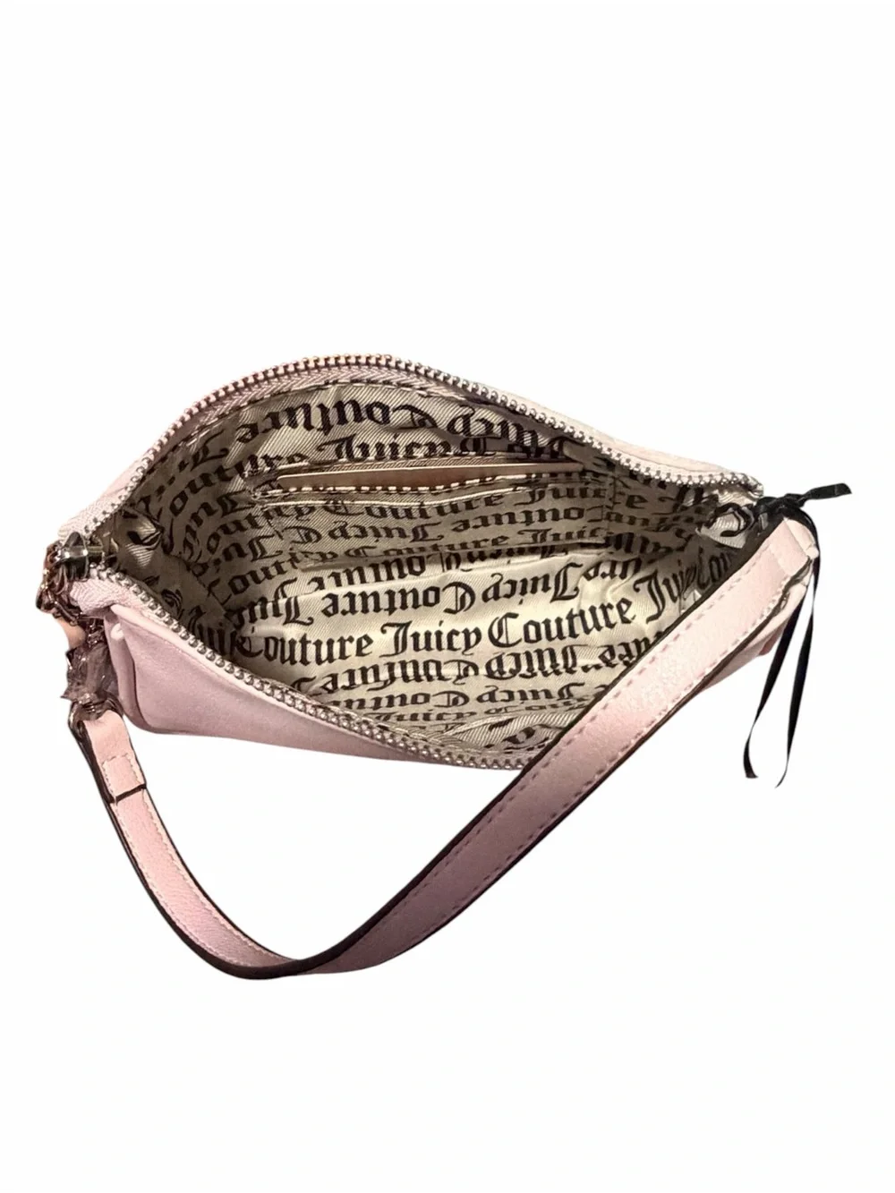 Juicy Couture Pink Velvet Royalty Wristlet